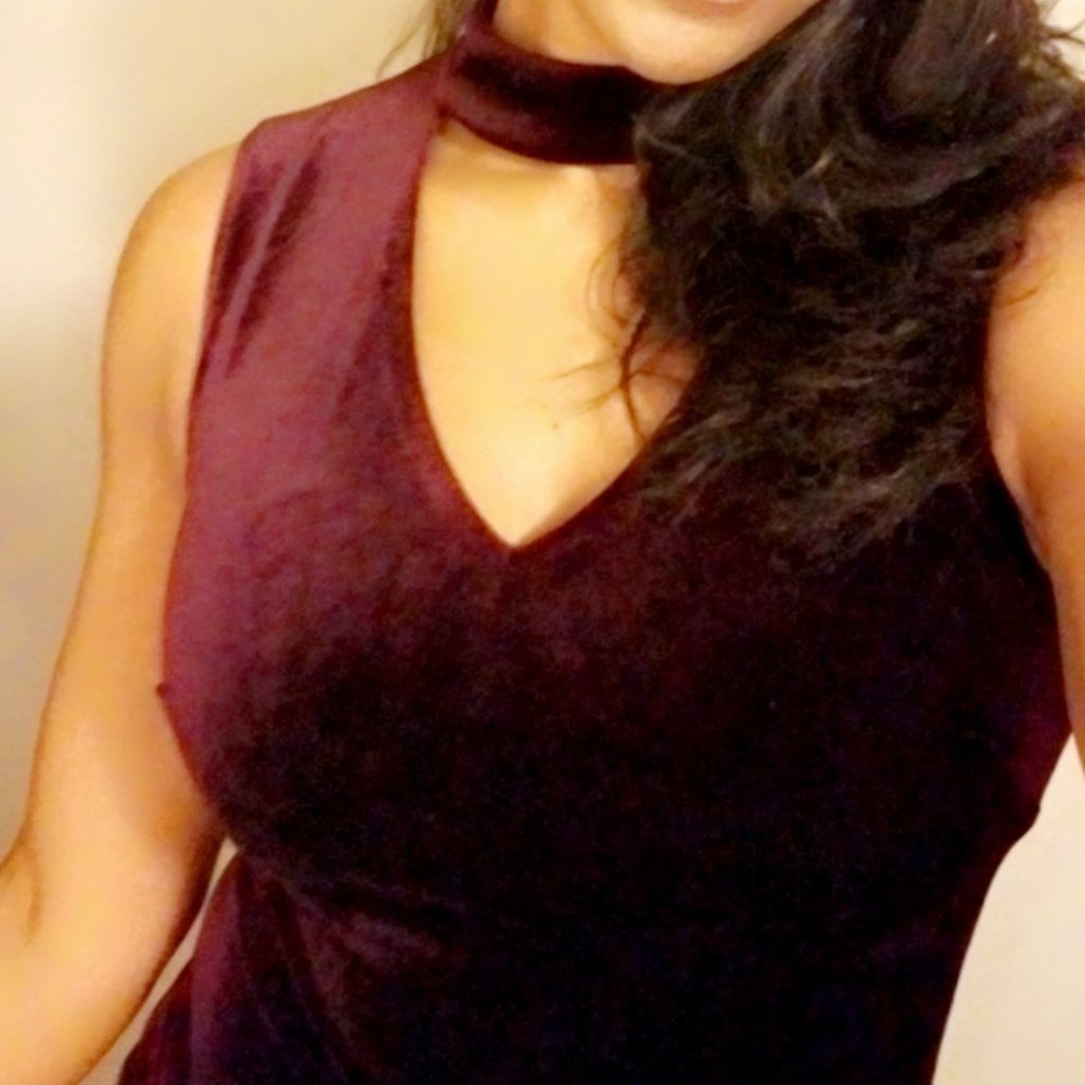 Calvin Klein Velour Dress